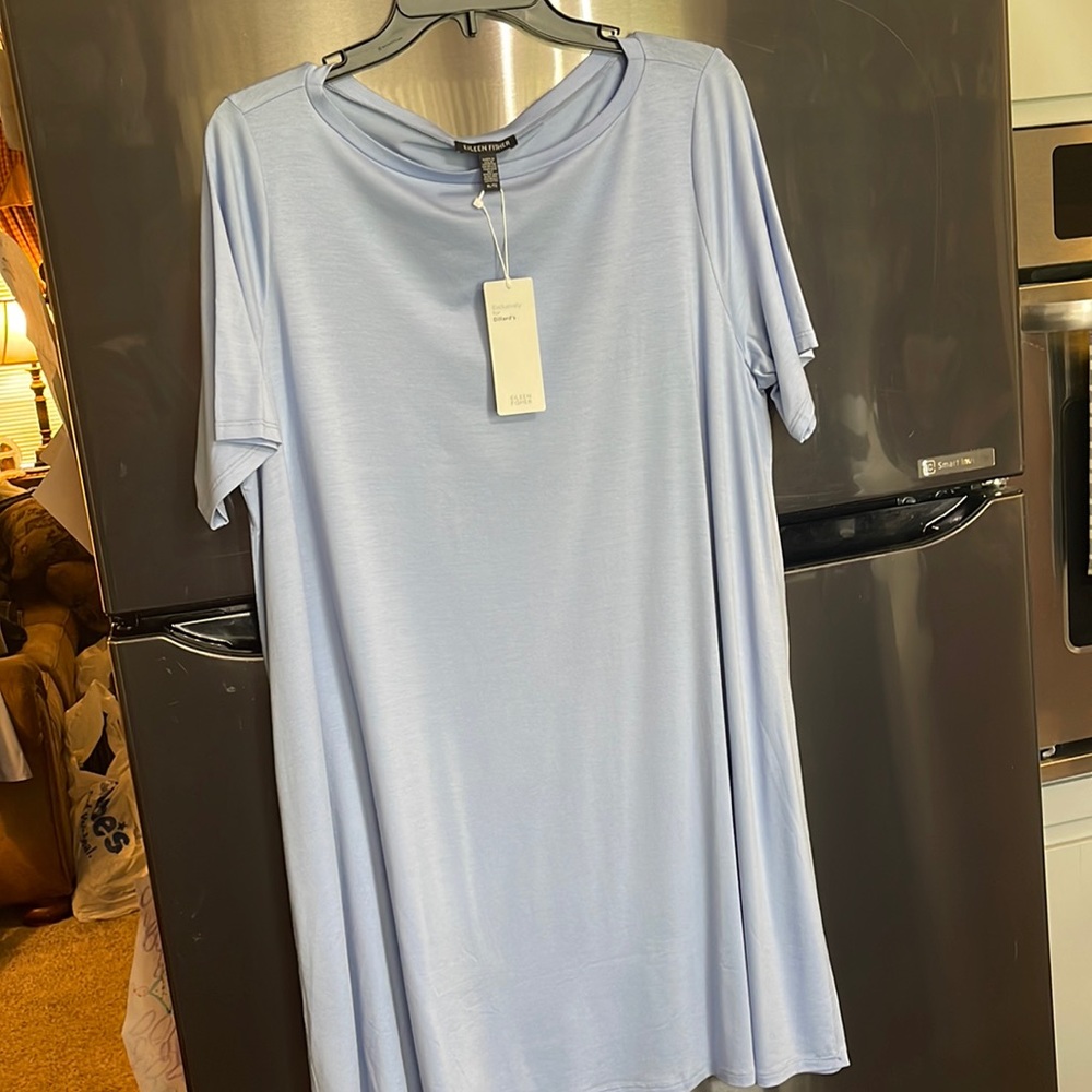 🔥HOT  Eileen Fisher Women’s Boat Neck Tunic Size XL NWT $138 FINAL INVENTORY